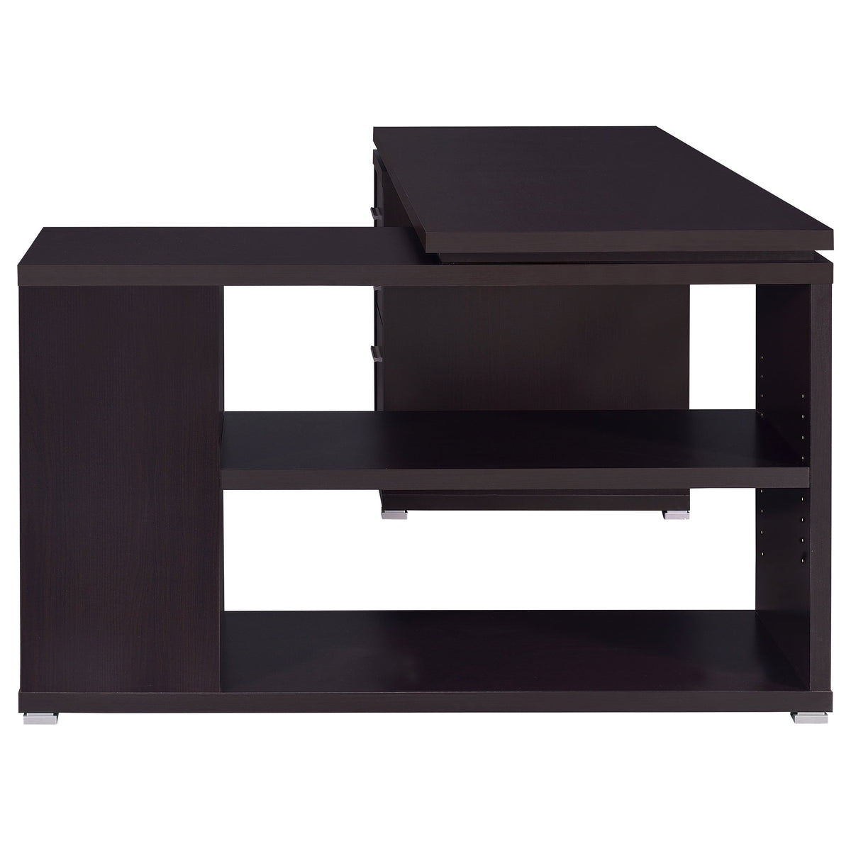 Yvette 60-inch 3-drawer L-Shape Computer Desk