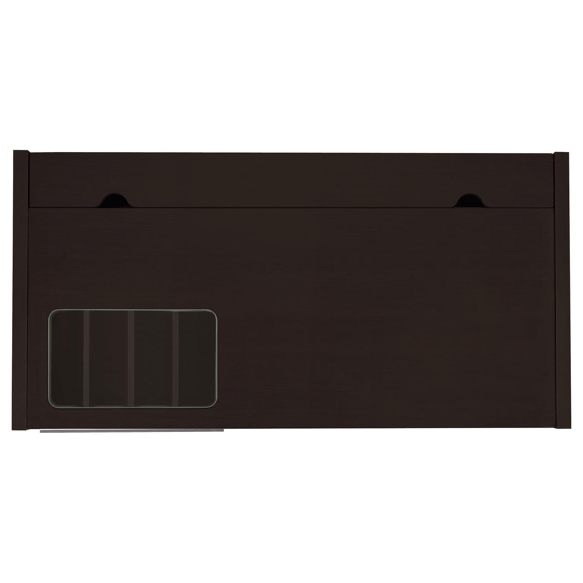 Halston 47-inch 2-drawer Office Desk with Cabinet Cappuccino