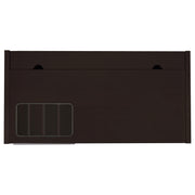 Halston 47-inch 2-drawer Office Desk with Cabinet Cappuccino