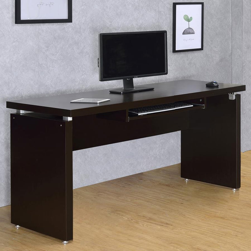 Skylar 55-inch Computer Desk with Keyboard Drawer Cappuccino Default Title