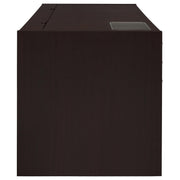 Halston 60-inch 3-drawer Office Computer Desk Cappuccino