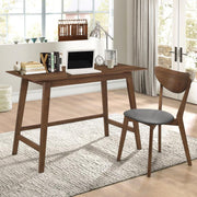 Karri 2-piece Home Office Computer Desk and Chair Set Walnut Default Title