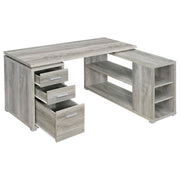 Yvette 60-inch 3-drawer L-Shape Computer Desk