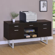 Lawtey 5-drawer Home Office Storage Credenza Cappuccino Default Title