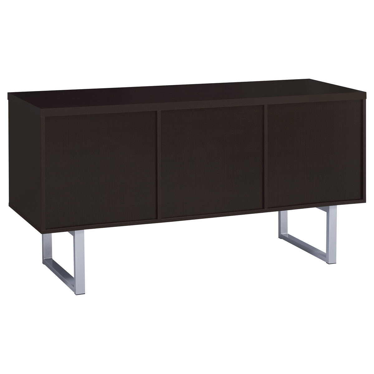 Lawtey 5-drawer Home Office Storage Credenza Cappuccino