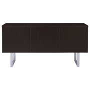 Lawtey 5-drawer Home Office Storage Credenza Cappuccino