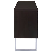 Lawtey 5-drawer Home Office Storage Credenza Cappuccino