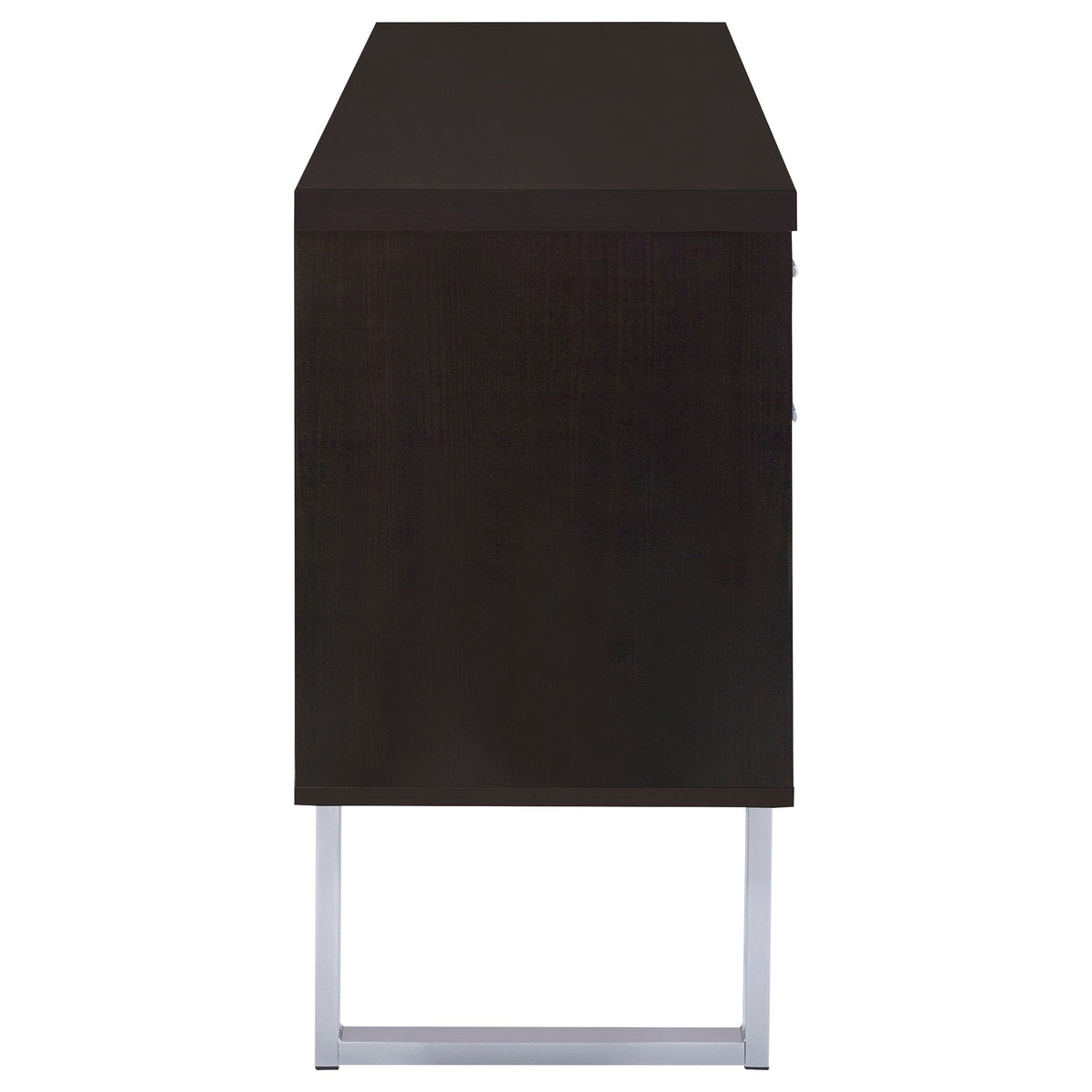 Lawtey 5-drawer Home Office Storage Credenza Cappuccino