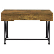 Analiese 2-piece Computer Desk Bookcase Set Rustic Nutmeg