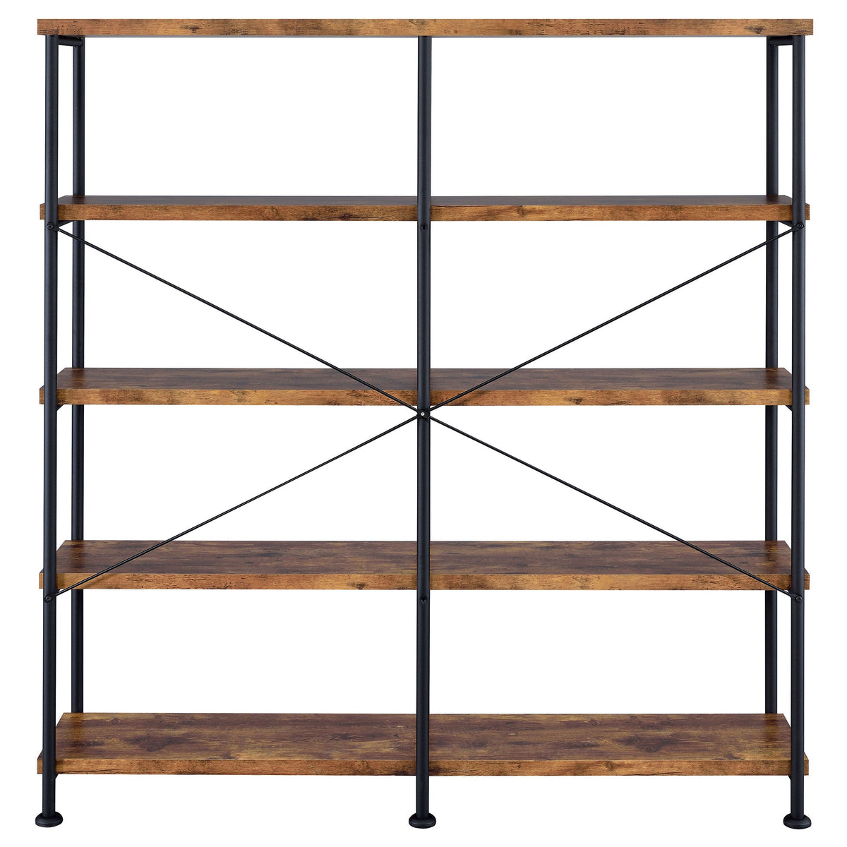 Analiese 63-inch 4-shelf Double Bookshelf