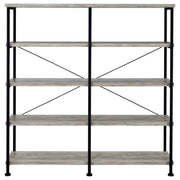 Analiese 63-inch 4-shelf Double Bookshelf