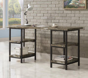 Kemper 59-inch 4-shelf Writing Desk Weathered Brown Default Title