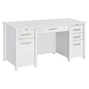 Dylan 60-inch 4-drawer Lift Top Office Desk High Gloss