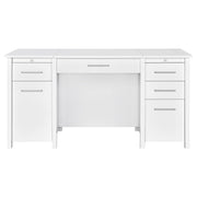 Dylan 60-inch 4-drawer Lift Top Office Desk High Gloss