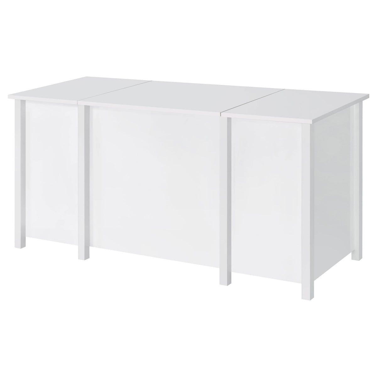 Dylan 60-inch 4-drawer Lift Top Office Desk High Gloss