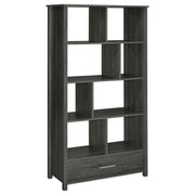 Dylan 68-inch 4-shelf Storage Bookshelf High Gloss