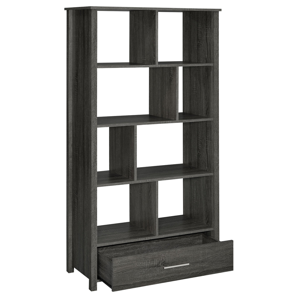 Dylan 68-inch 4-shelf Storage Bookshelf High Gloss