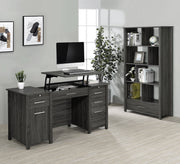 Dylan 68-inch 4-shelf Storage Bookshelf High Gloss