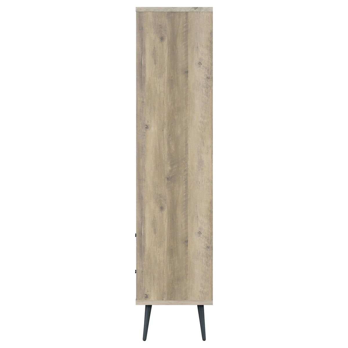 Maeve 70-inch 3-shelf Bookcase with Drawers Distressed Pine