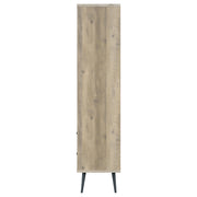 Maeve 70-inch 3-shelf Bookcase with Drawers Distressed Pine