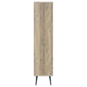 Maeve 70-inch 3-shelf Bookcase with Drawers Distressed Pine