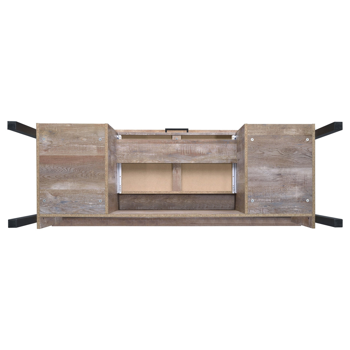 Samson 60-inch 4-drawer Office Computer Desk Weathered Oak
