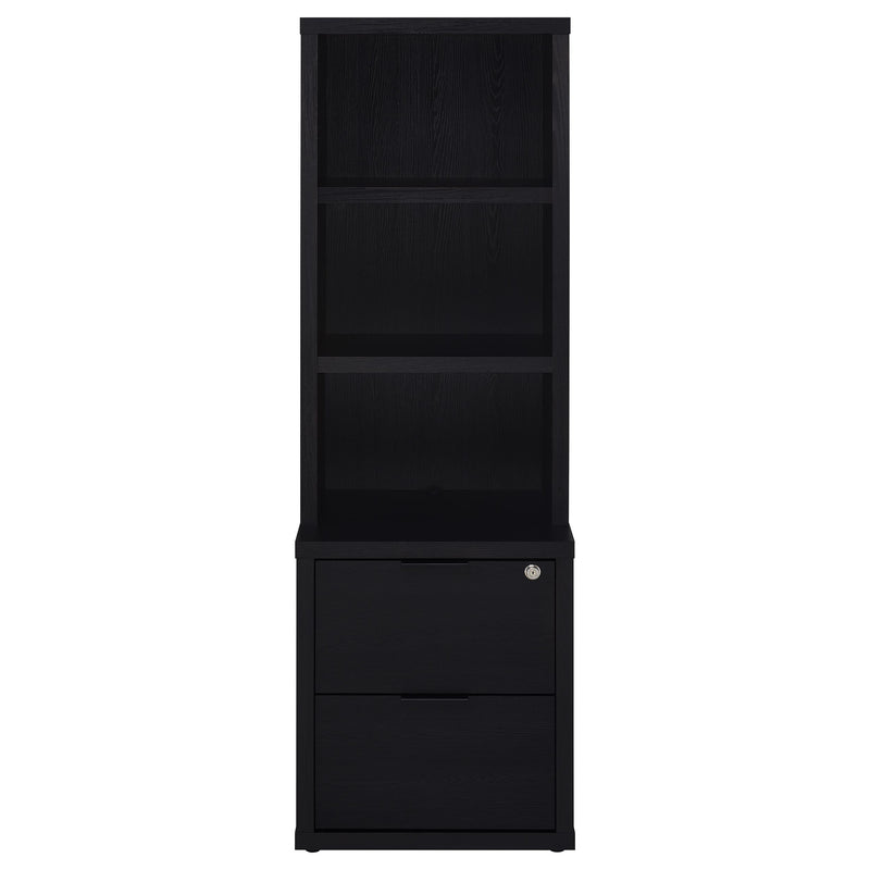 Westpark 3-shelf Bookcase USB and Lockable Drawer