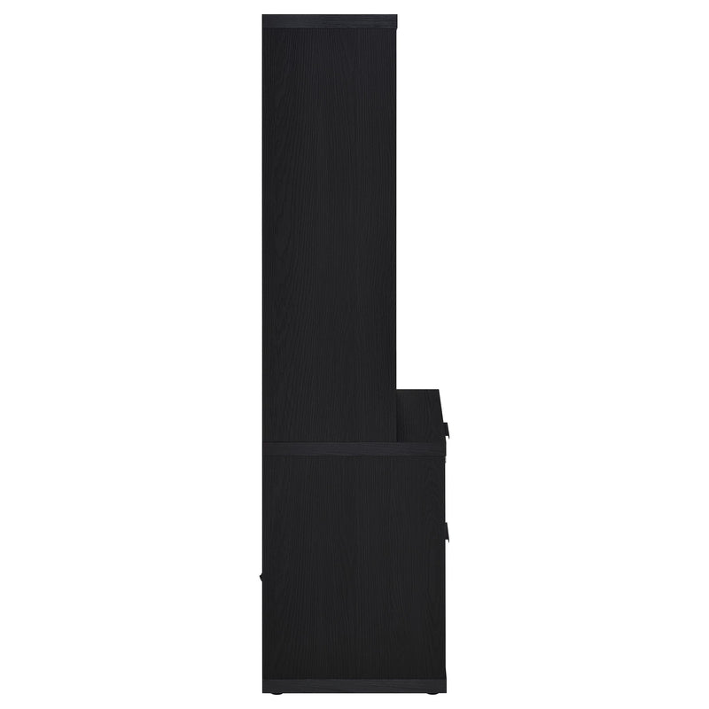 Westpark 3-shelf Bookcase USB and Lockable Drawer