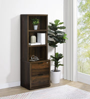 Westpark 3-shelf Bookcase USB and Lockable Drawer