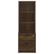 Westpark 3-shelf Bookcase USB and Lockable Drawer