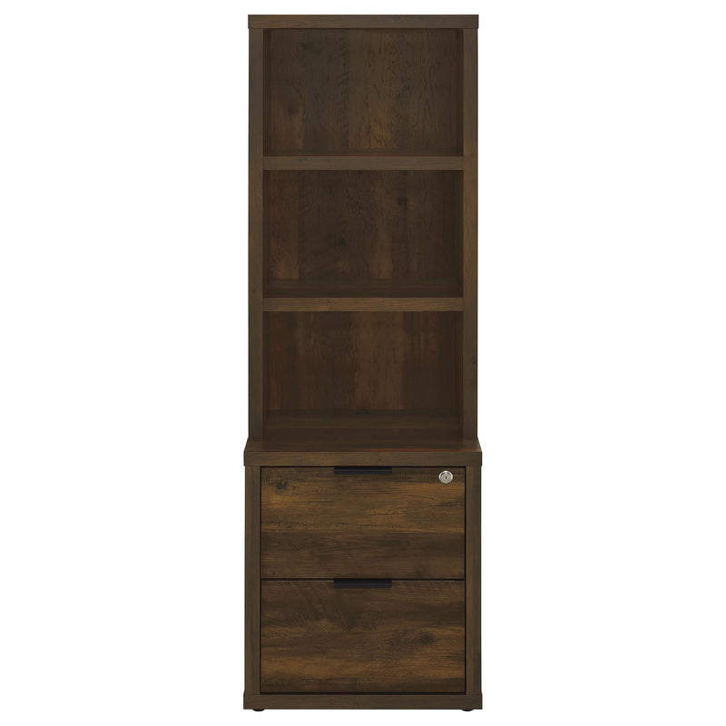 Westpark 3-shelf Bookcase USB and Lockable Drawer