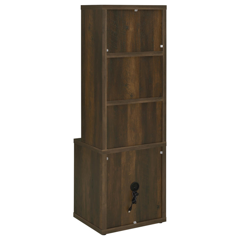 Westpark 3-shelf Bookcase USB and Lockable Drawer