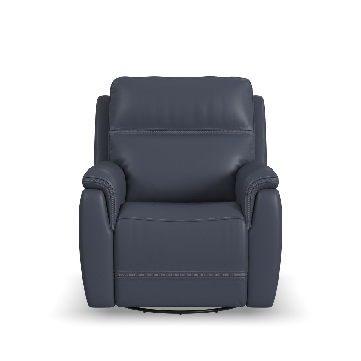 Flexsteel Sawyer Swivel Glider with Power Headrest, Lumbar, Heat & Massage