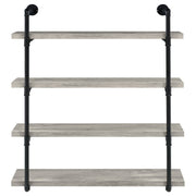 Elmcrest 39-inch 4-shelf Wall Bookshelf