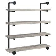 Elmcrest 39-inch 4-shelf Wall Bookshelf
