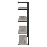 Elmcrest 39-inch 4-shelf Wall Bookshelf