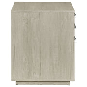 Loomis 3-drawer Home Office File Cabinet Whitewashed Grey