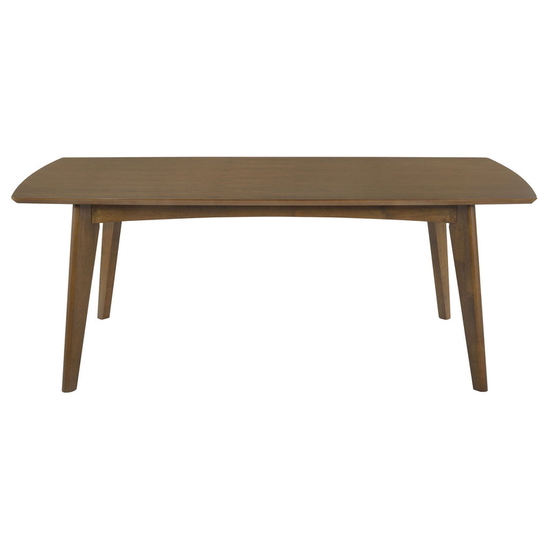 Malone Rectangular 78-inch Wood Dining Table Dark Walnut