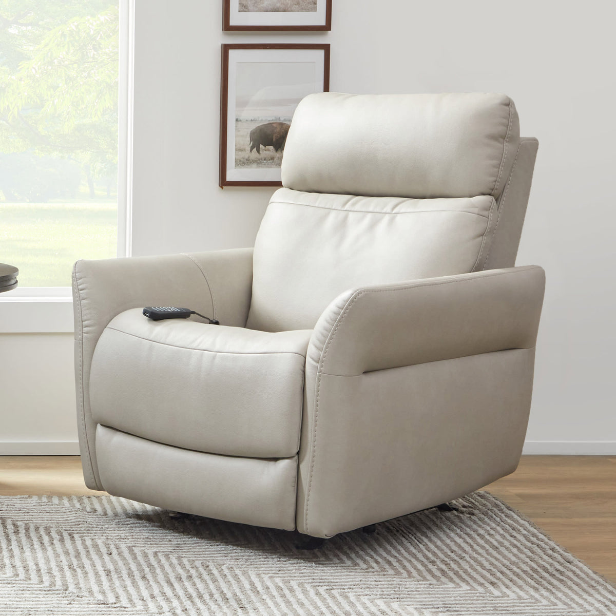 Flexsteel Artemis Power Rocking Recliner with Power Headrest, Lumbar, Heat & Massage