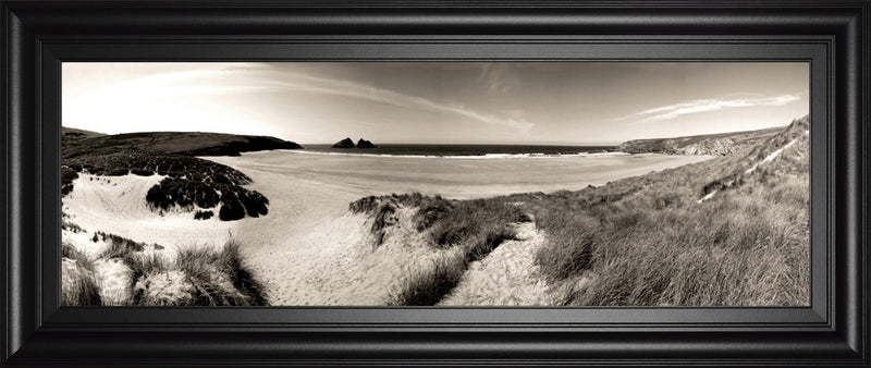The Wind In The Dunes Il By Noah Bay - Framed Print Wall Art - Dark Gray