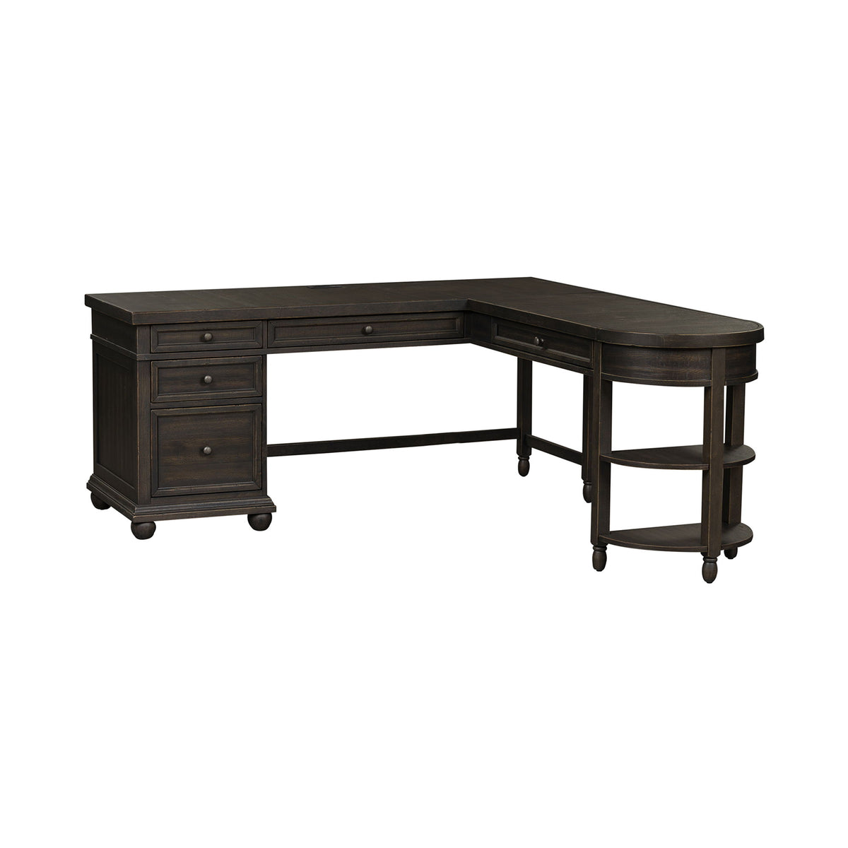 Harvest Home - L Shaped Desk - Chalkboard