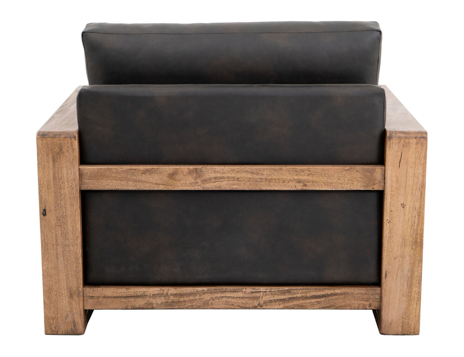 Ancora - Armchair - Dark Gray / Light Brown