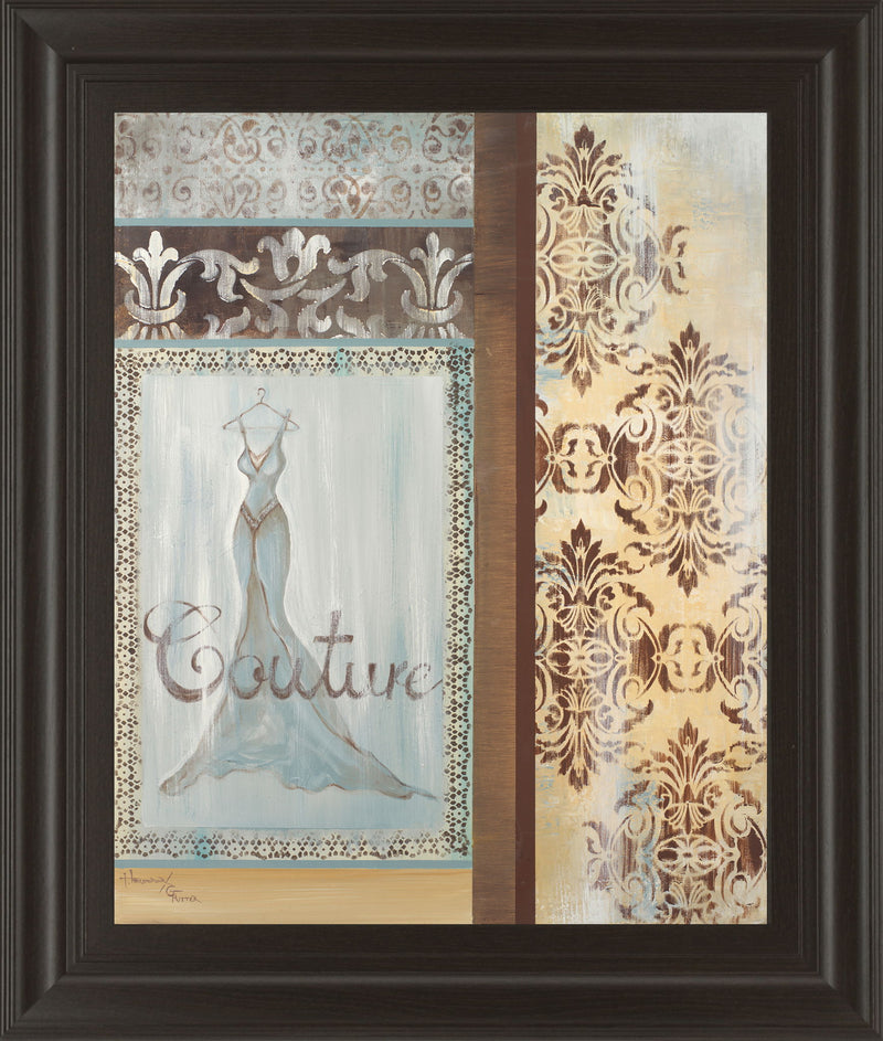 Couture By Hamkimipour-ritter - Framed Print Wall Art - Beige