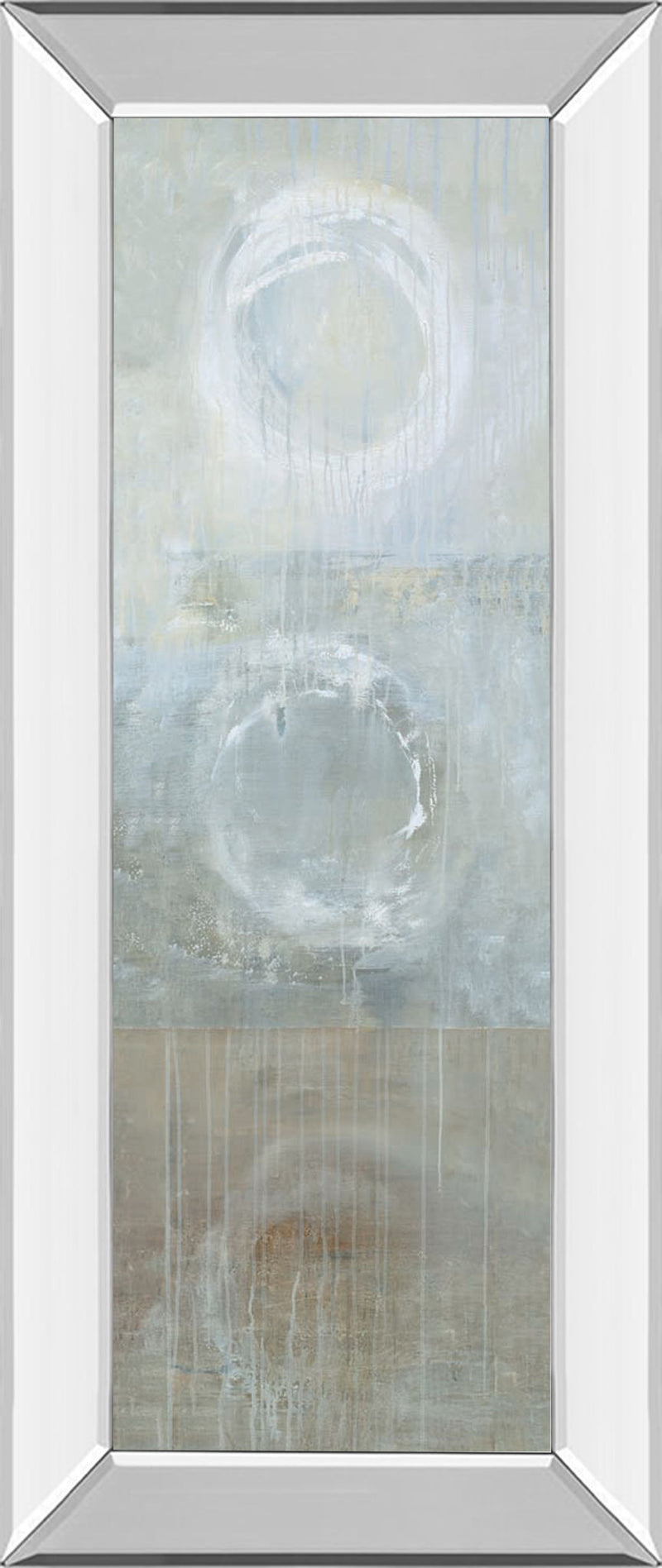 Evolu By Heather Ross - Mirror Framed Print Wall Art - Gray