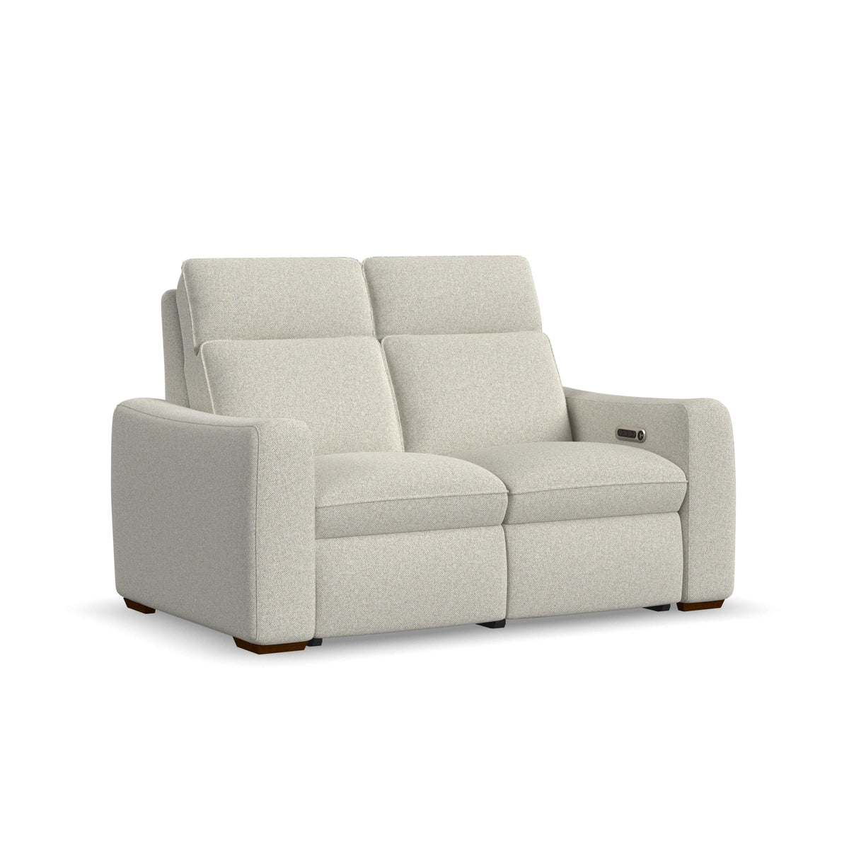 Flexsteel Ava Power Reclining Loveseat with Power Headrest & Lumbar