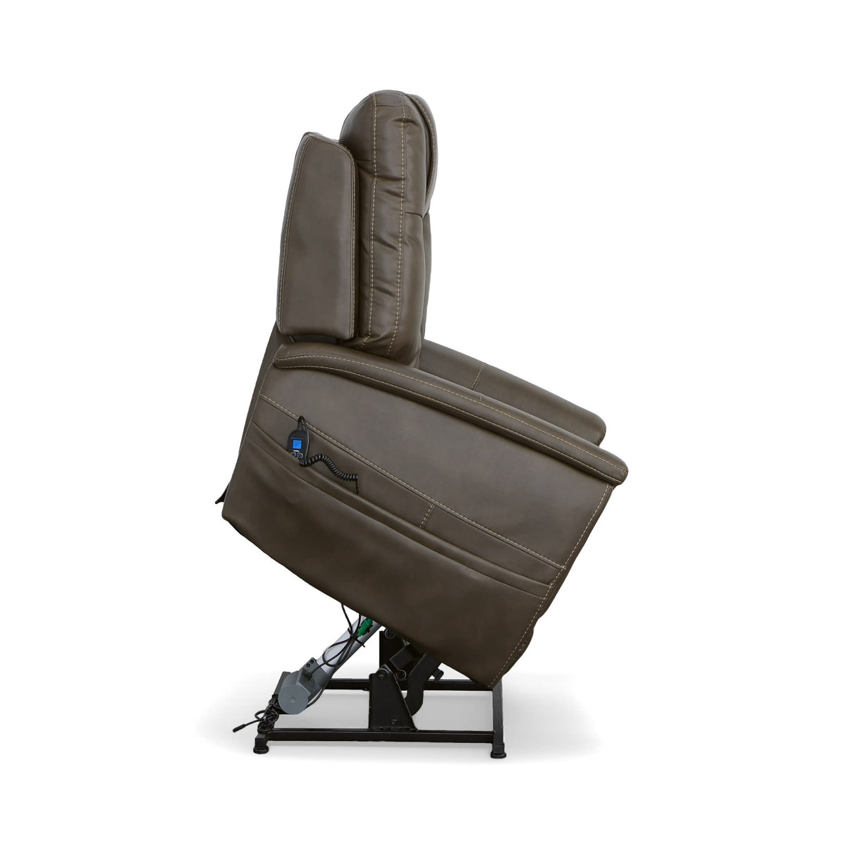 Flexsteel Shaw Power Lift Recliner with Power Headrest & Lumbar