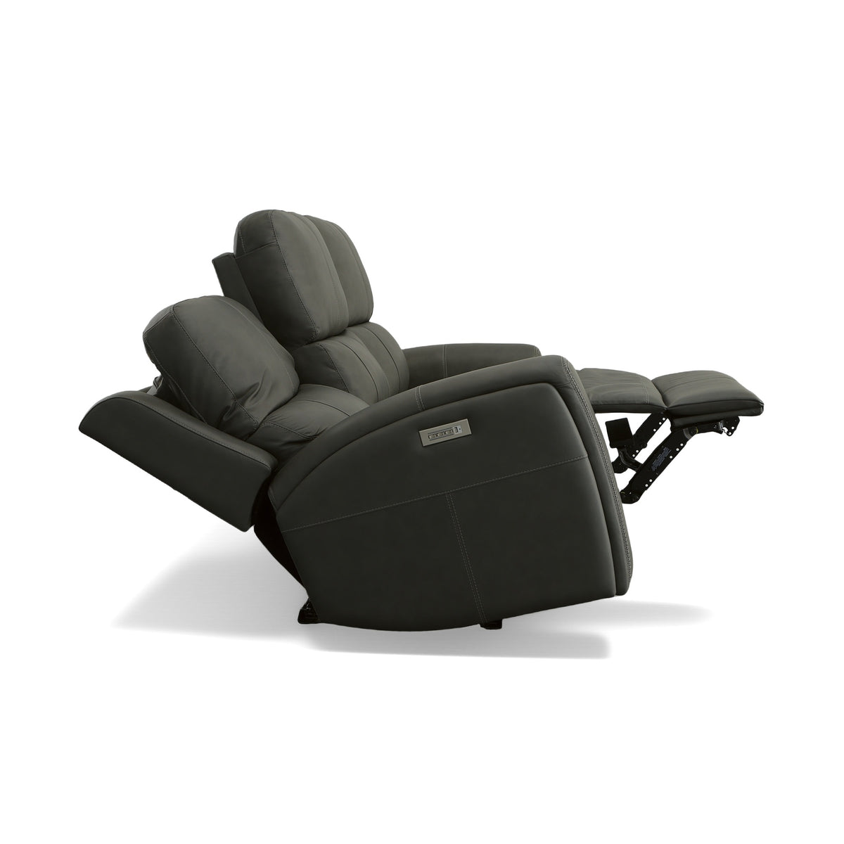 Flexsteel Linden Power Reclining Sofa with Power Headrests & Lumbar