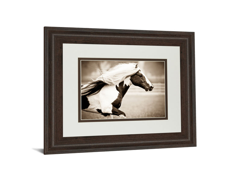Gypsies Pride By Carol Walker - Framed Print Wall Art - Light Brown