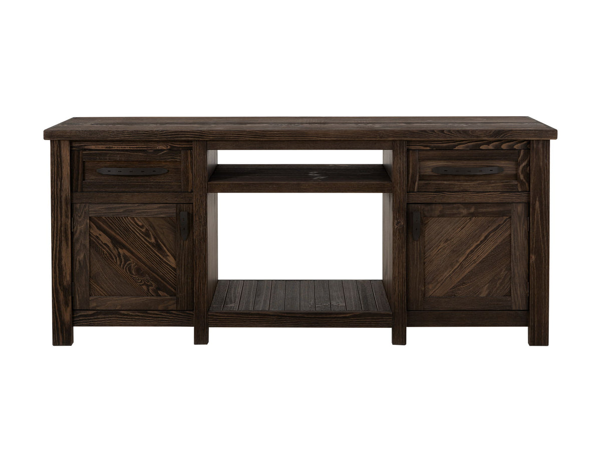 Dutton - Electric Fireplace - Rookwood Brown