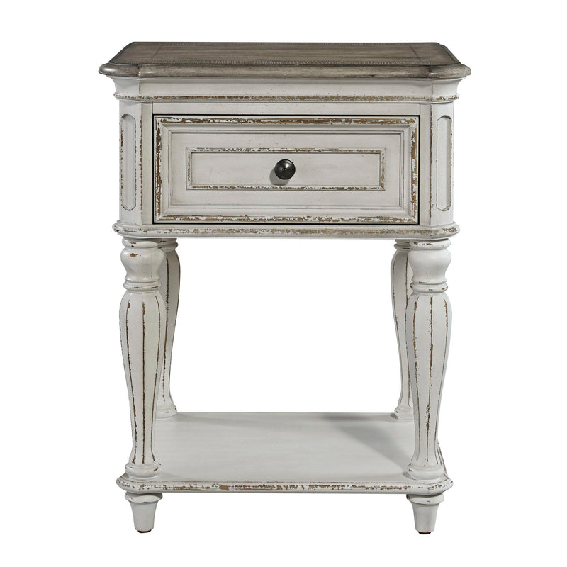 Magnolia Manor - Leg Nightstand - Antique White